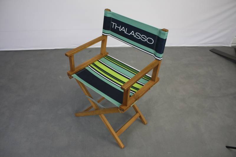 Chaise réalisateur en bois