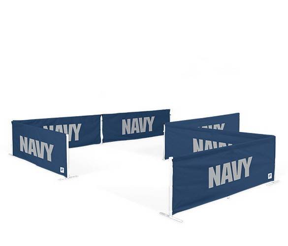 Barrières mobiles publicitaires E-Z UP Navy